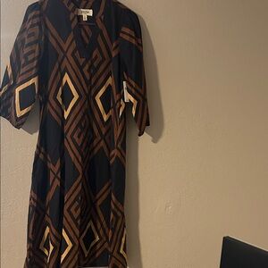 Anthropologie Porridge Mireil Midi Dress